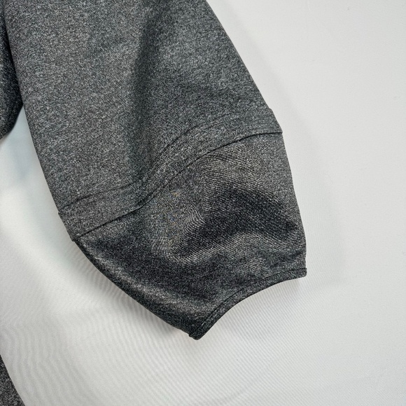 Revolve LDT Balloon Sleeve Mini Dress Womens Plus Sz 14 Dark Grey Pockets Zipper - Picture 8 of 8